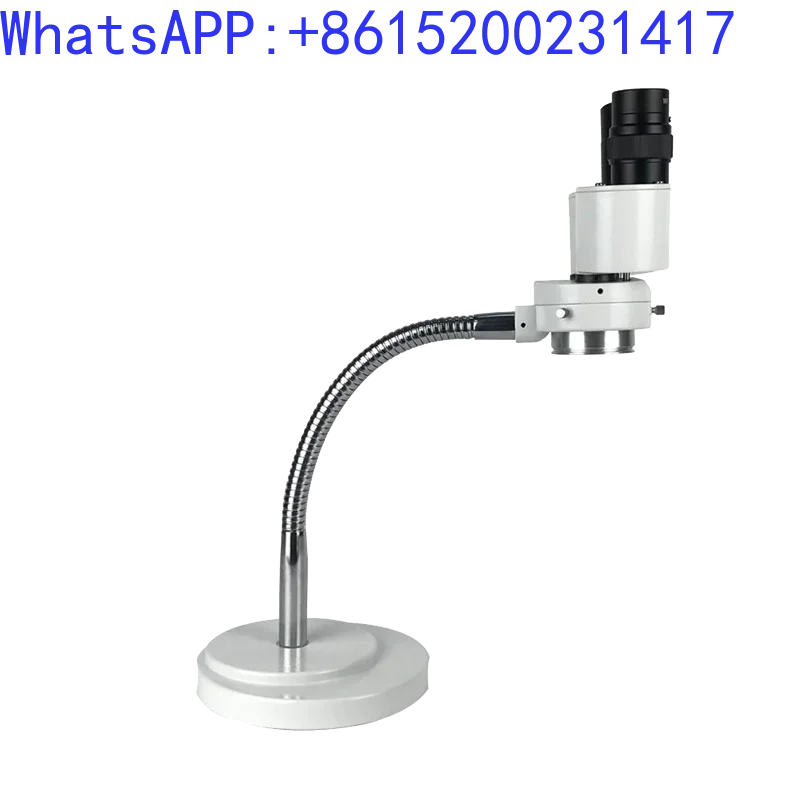 Microscope magnifying glass, double tube, 8x 10x binocular magnifying glass with LED light, oral cavity