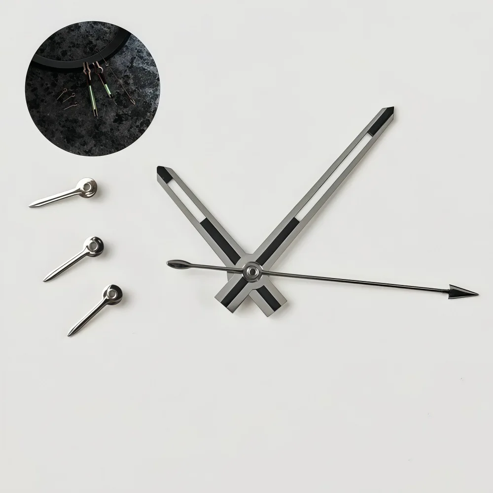 3.5mm*8.5mm*13mm*13.5mm VK63 6 Hands BGW9 Lume Chronograph Watch Hands For Panda Style For Sport Watch Mod Parts