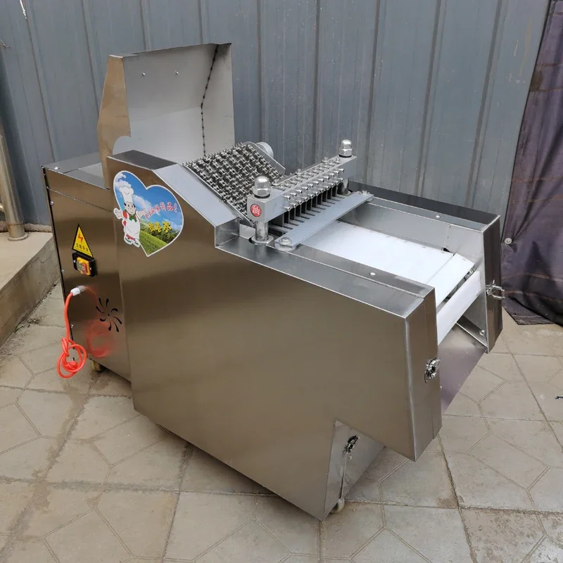 آلة تقطيع الخضروات التجارية المروحية الكهربائية الجزر الخيار البصل الفلفل مكعبات كسارة القاطع آلات المطبخ