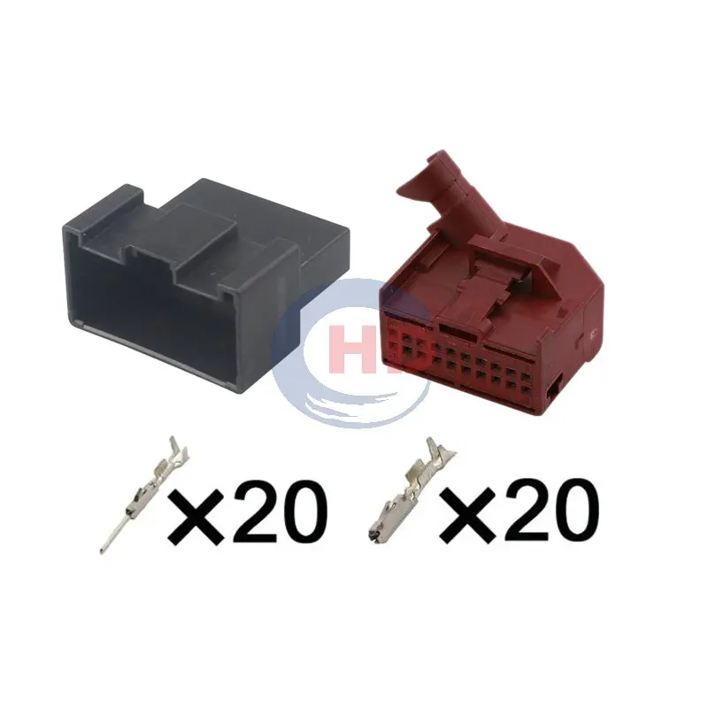 1-20 sets 20pin CANBus Gateway Connector HD201Y-0.6-11 8E0972420