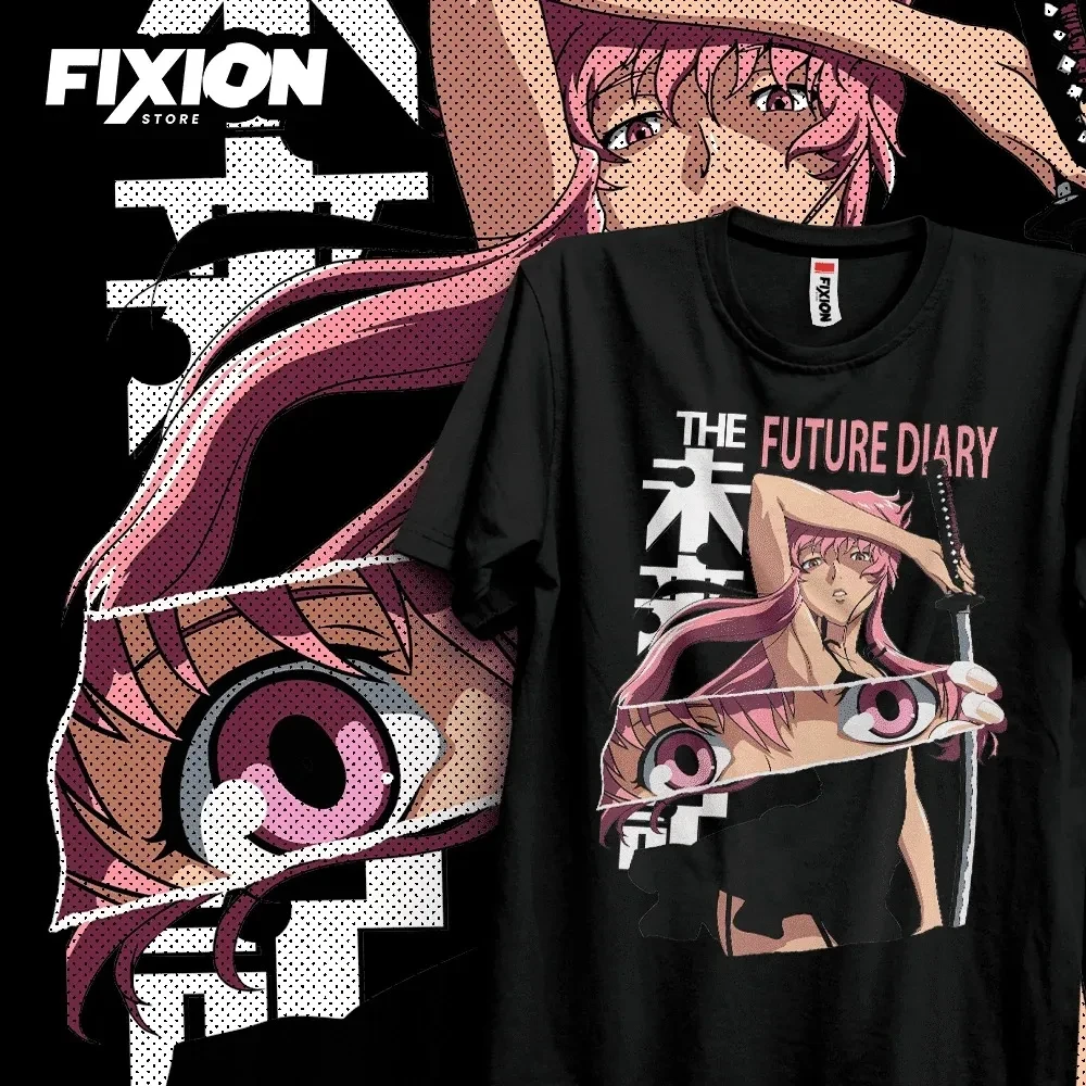 Mirai Nikki Plus Size Streetwear Trendy Cotton Oversized Unisex New Model personality Clothes T-Shirt Breathable high quality
