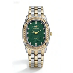Fashion GREALY Brand Luxury Oval Dial Rhinestone Ladies' Watch  Gold Silver zinc alloy Quartz Wristwatch for Women