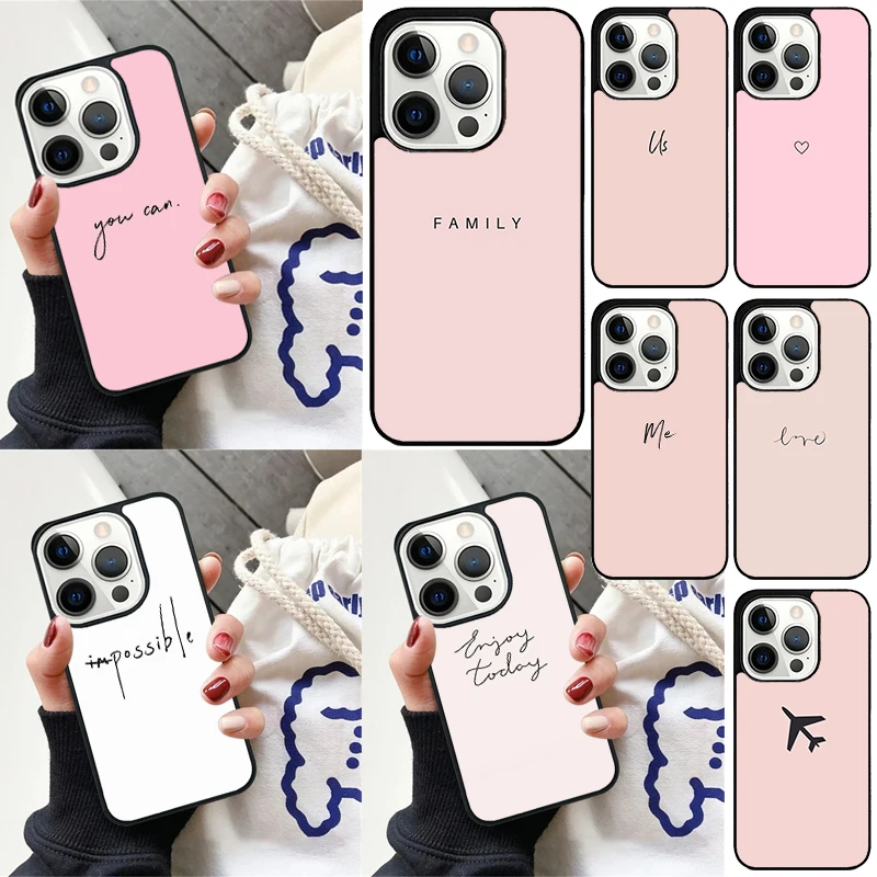 SASSY QUOTES TPU phone Case Cover For iPhone 16 15 14 Plus X XR XS for apple 16 11 12 13 mini Pro Max coque