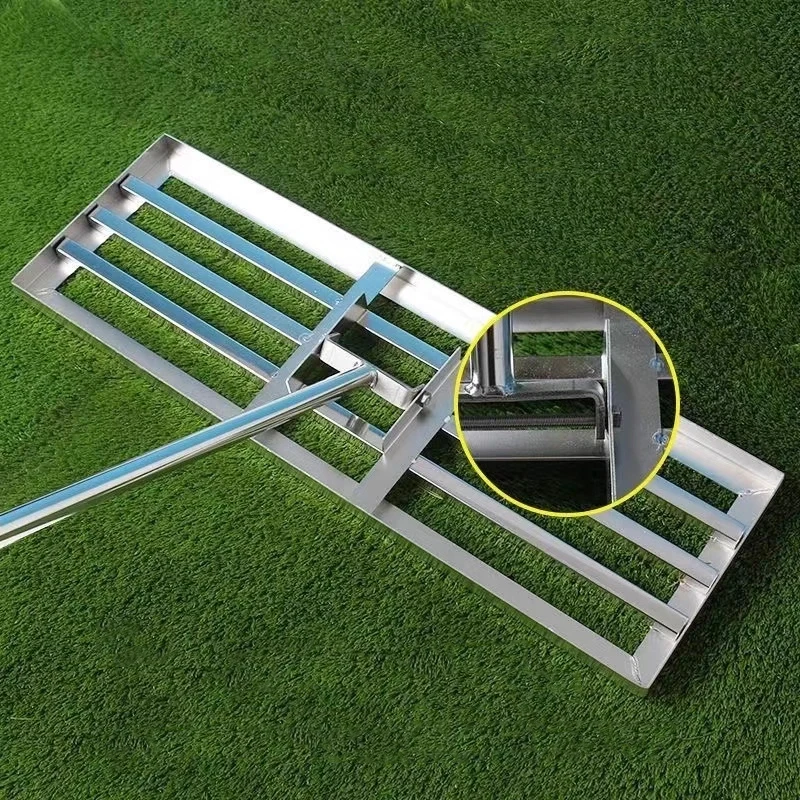 

Golf turf leveler, golf course supplies, stainless steel sand crusher, green turf trimmer and sand leveling tool