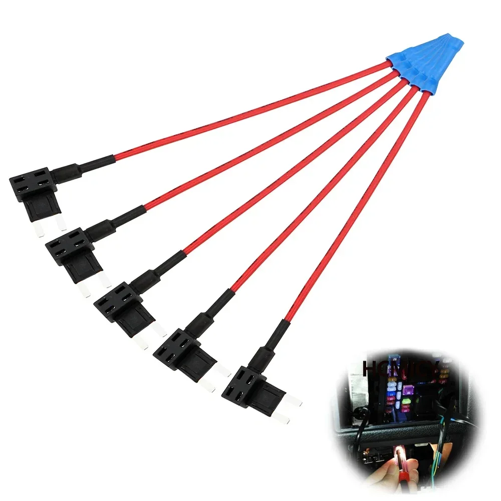 

5/10 шт. автомобильный держатель лезвия предохранителя, адаптер цепи, защита, разветвитель ATM APM, микроразъем для грузовика, автомобильные аксессуары