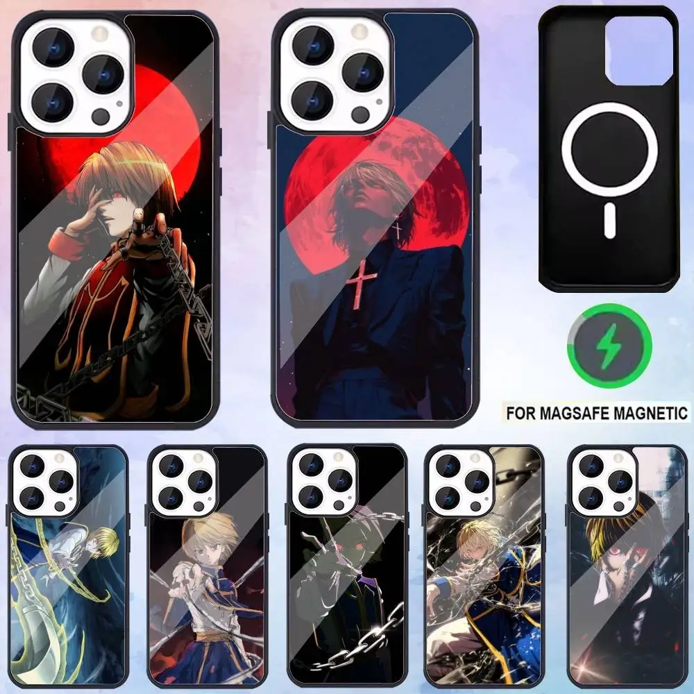 

H-hunter X H-hunter K-kurapika Phone Case For iPhone17,16,15,14,13,12,11 Plus,Pro Max Magnetic For Magsafe Wireless Charging