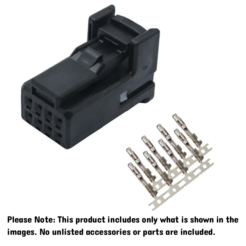 1376352-2,Female Terminal Housing,8P,Centerline 0.087 in,1376352-1,TH/.025 Connector System,Horizontal,Wire-to-Board, 1376350-2