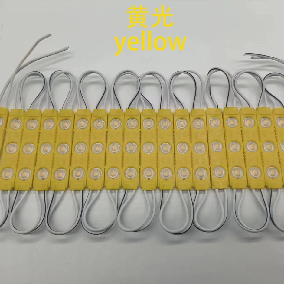 Wodoodporny 12 V 2835 3 diody LED 1,5 W Moduł LED do formowania wtryskowego o wysokim świetle, super jasne moduły LED oświetlenie