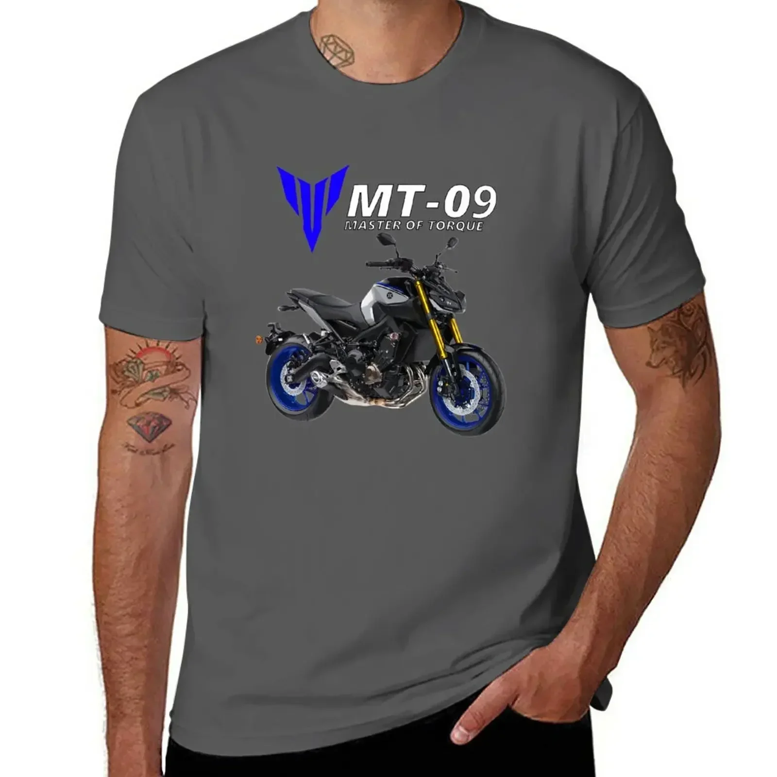 Short sleeve tee mens t shirt graphic MT-09 Motorcycle T-Shirt plain graphic men clothing harajuku 2024 funny SUMMER style tops