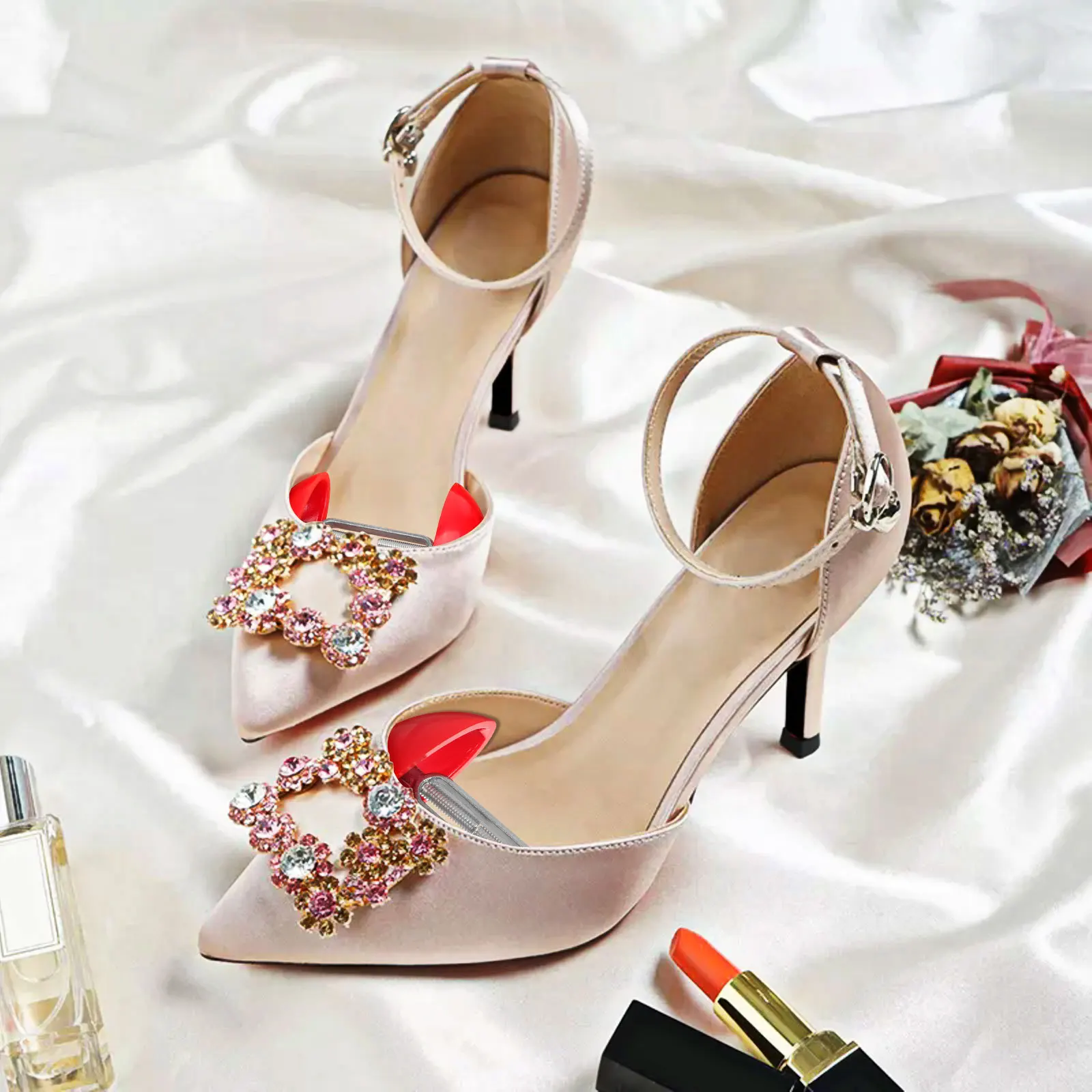 

4pcs Adjustable Shoe Stretchers Durable Width Extender Shaper For Boots Shoes Tree Holder Long-Lasting Comfortable Use