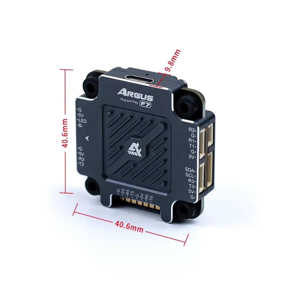 Контроллер полета AxisFlying Argus F7 96K BL32 4in1 ESC 3-6S 30X30 мм для FPV Freestyle Drone