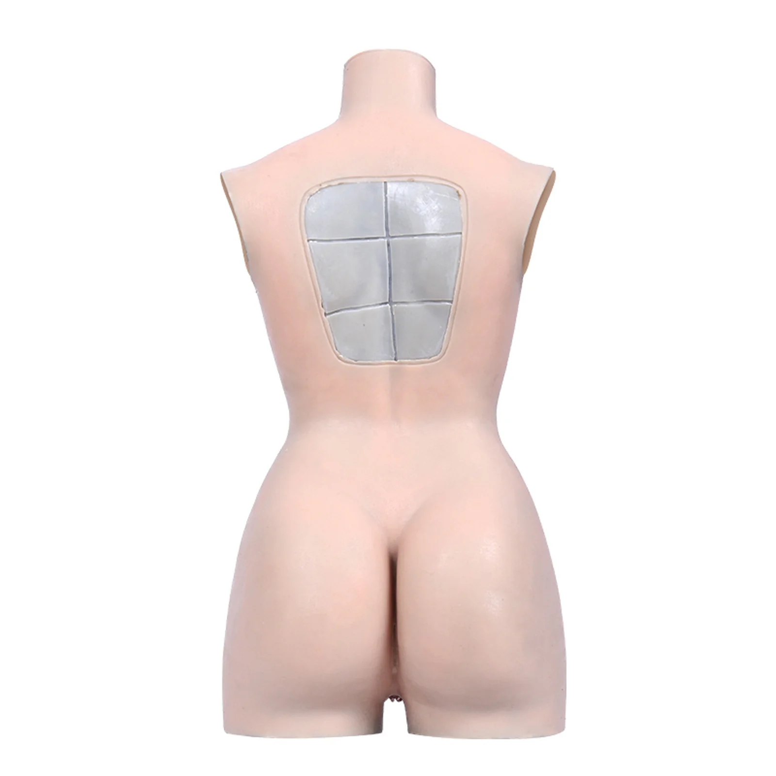 Roanyer C Cup Bodysuit Short Version with Hollow-out Back Costumes for Mtf Crossdresser PartyDishguise Cospaly