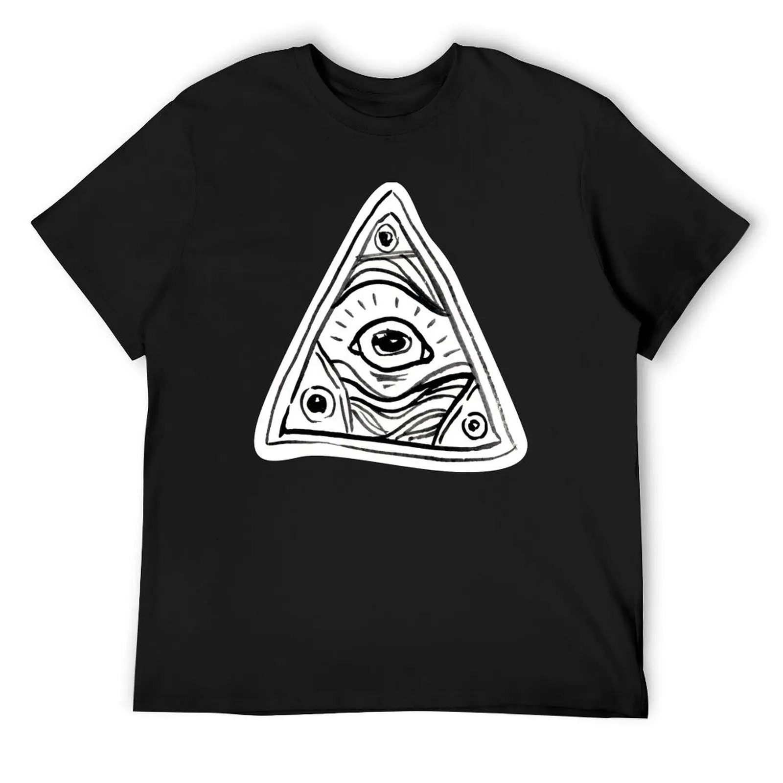 Wobbly Illuminati Eye T-Shirt customizeds summer tops cute clothes blacks clothes for men