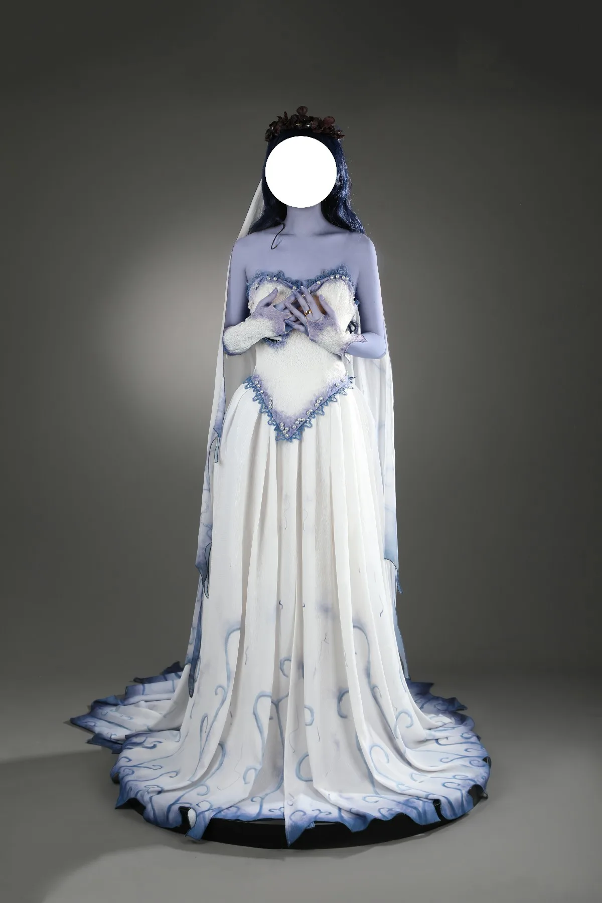 Corpse Bride Cosplay Costume Victor Emily Wedding Dress Halloween Carnival Party Clothing