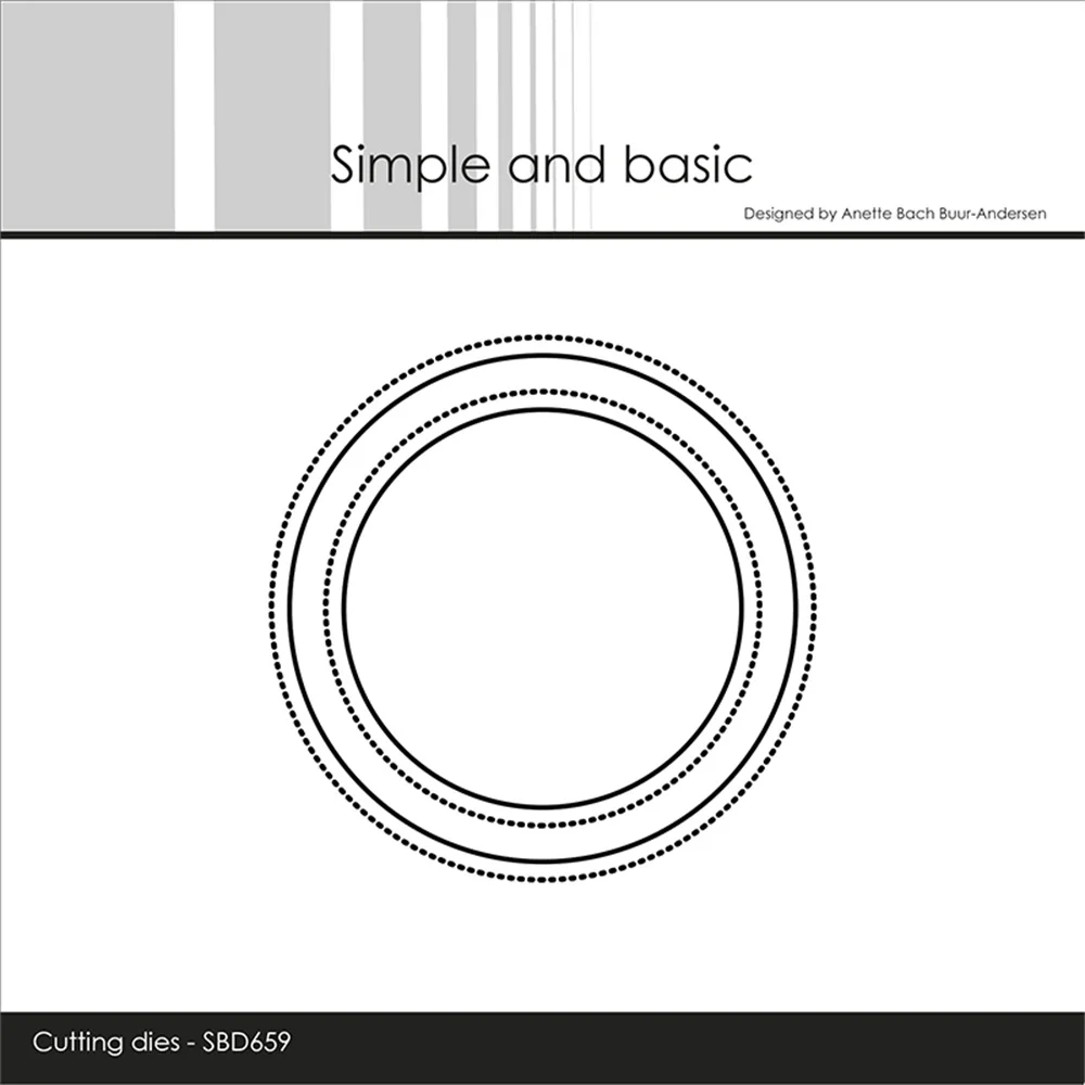 

Simple and Basid Round Windows with Perforated Edges Torn Paper Metal Cutting Dies for DIY Scrapbook Gift Calenda April 2026 New