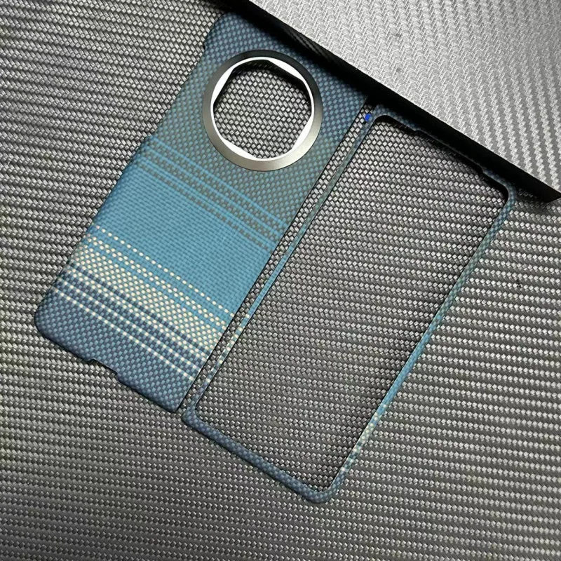 Applicable to HuaweimateX5Kevlar Aramid Fiber MaterialmateX3Moonrise Blue Magnetic Phone Case
