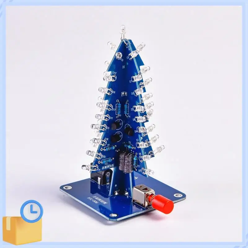 Popular DIY Christmas Tree Kits Colorful RGB LED Christmas Tree Electronic Science Assemble Kit For Christmas Trees DIY B