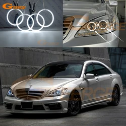 For Mercedes Benz S Class W221 2007 2008 2009 2010 2011 2012 2013 Excellent Ultra Bright CCFL Angel Eyes Kit Halo Rings