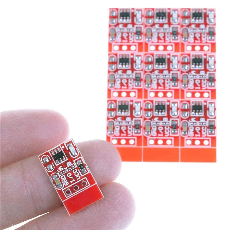 100Pcs TTP223 Touch Key Switch Module Touching Button Self-Locking/No-Locking Capacitive Switches Single Channel