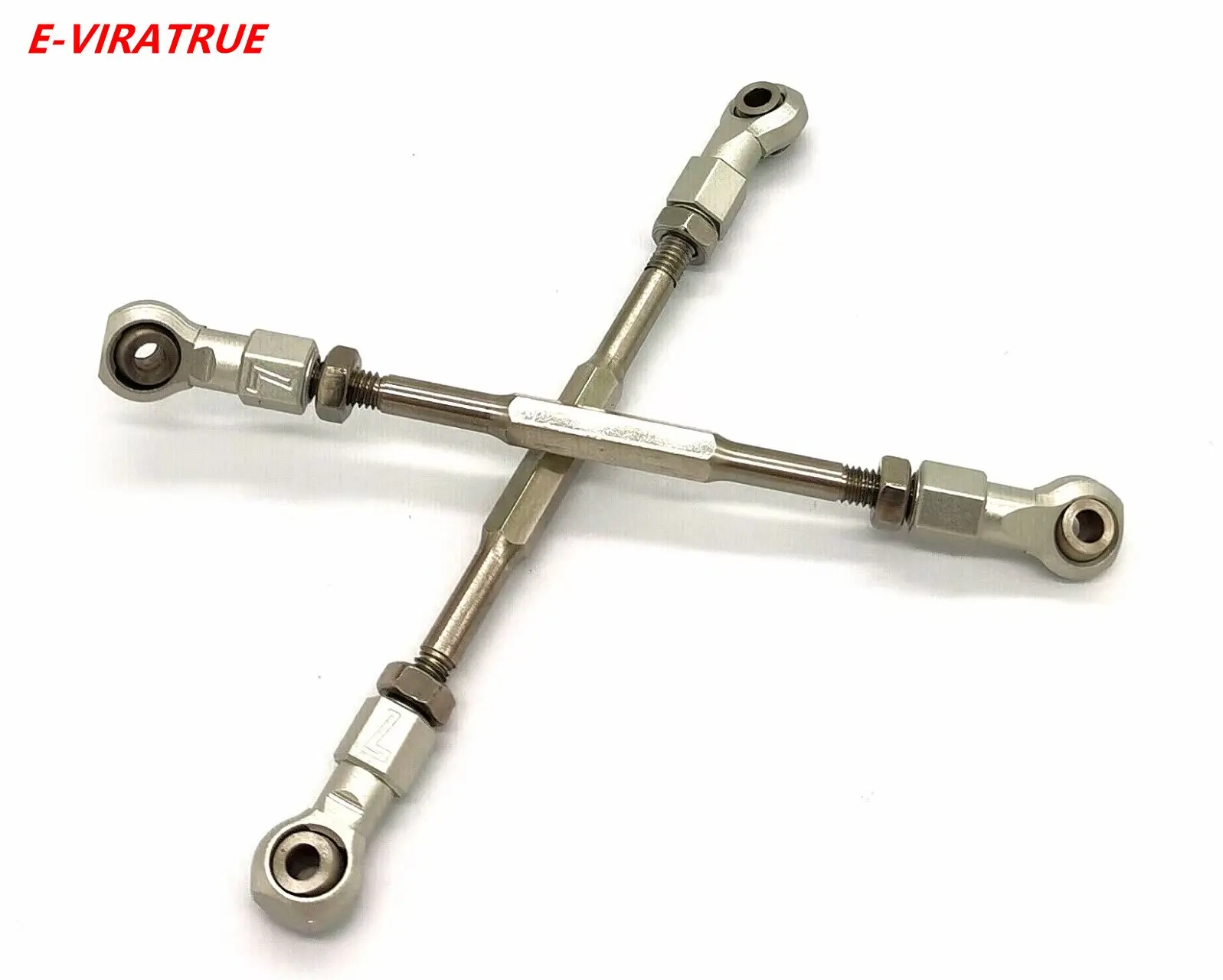 E-VIRATRUE 7075Aluminum Rear Upper Link Rods For Kyosho Outlaw Rampage Pro 1/10