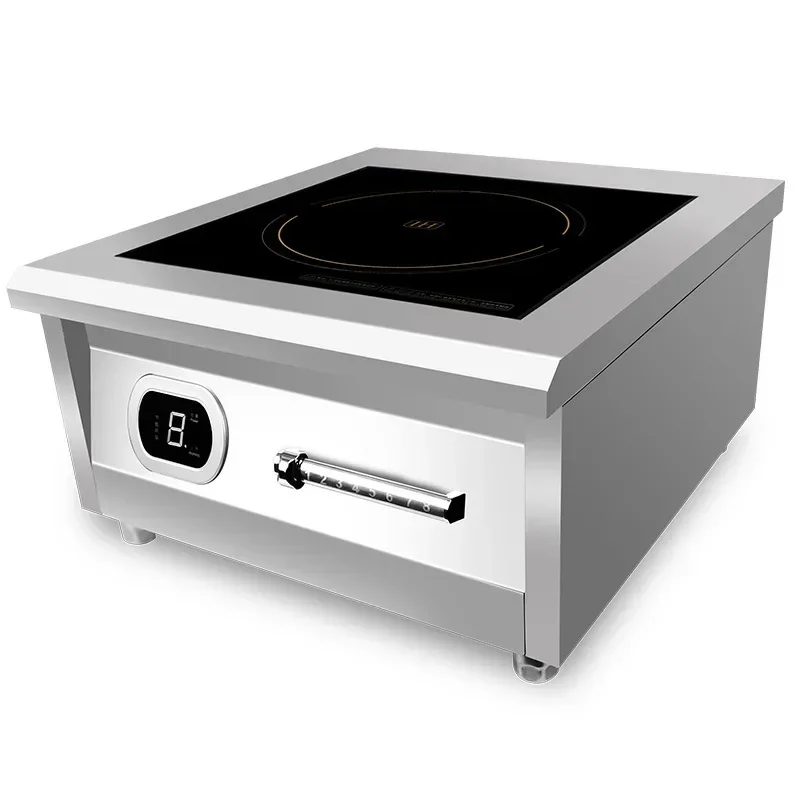 High power catering commercial electromagnetic stove flat stove braised soup kitchen cooking