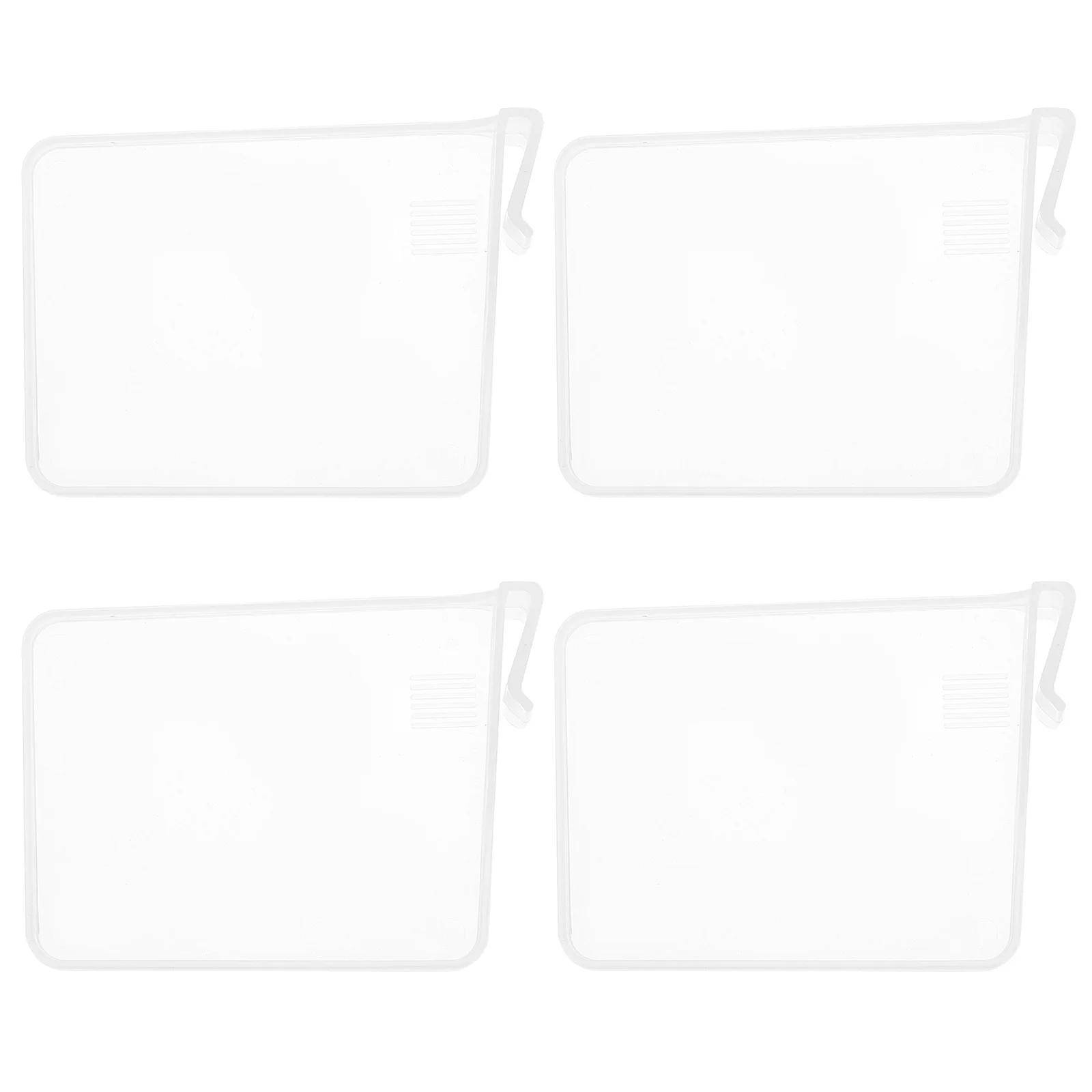 

8Pcs Transparent Shelf Dividers Plastic Adjustable Freely Organizer Divider for Kitchen Cabinets Storage and Home Organization