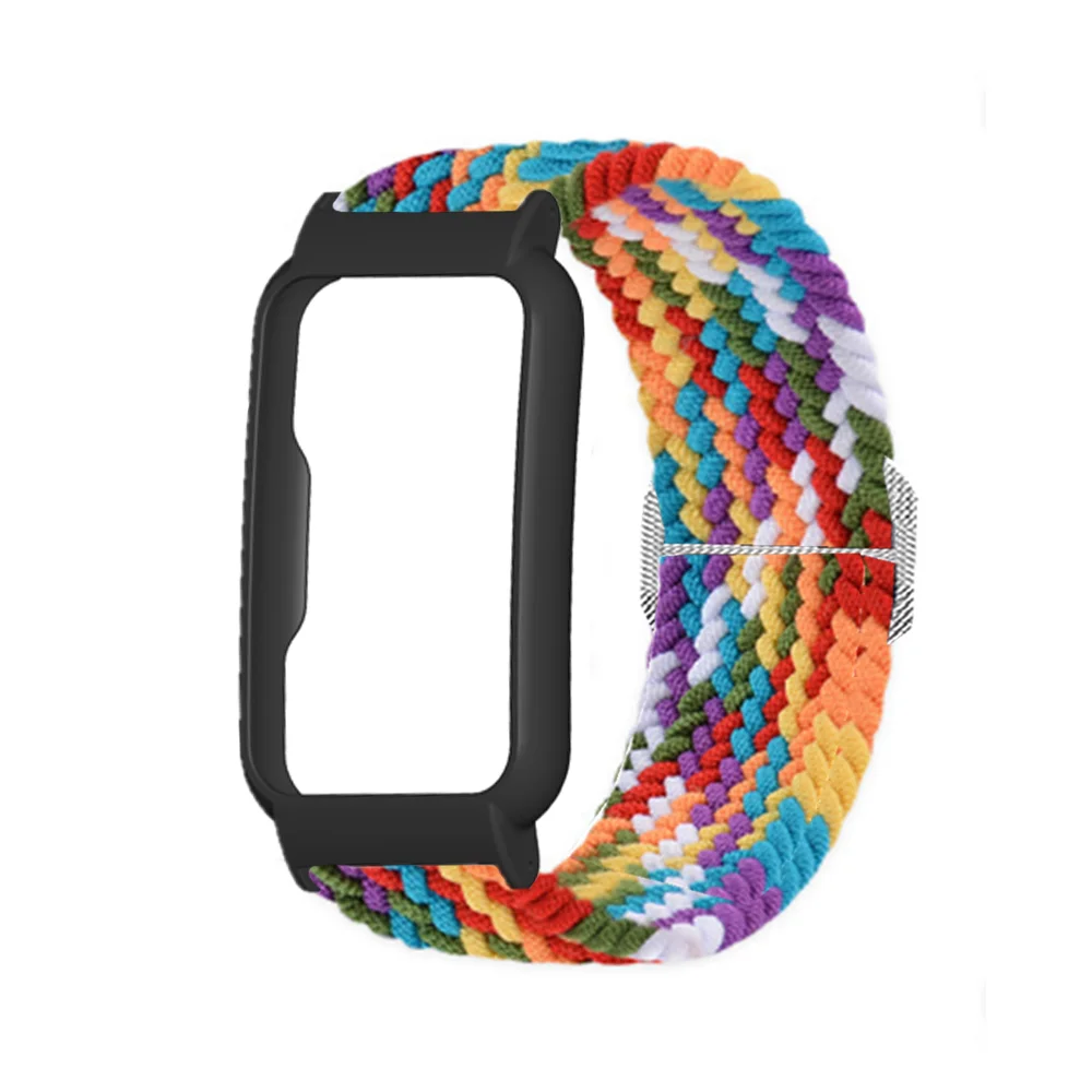 Case With Strap Nylon Watch Band For OPPO Watch Free Replacement Bracelet Protective Shell Wristband Smart Watch Accessories New