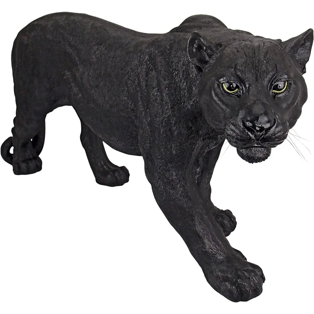 Shadowed Predator Black Panther Garden StatueFreight Free Home Decoration Sculptures & Figurine Sculptures and Statuettes Crafts