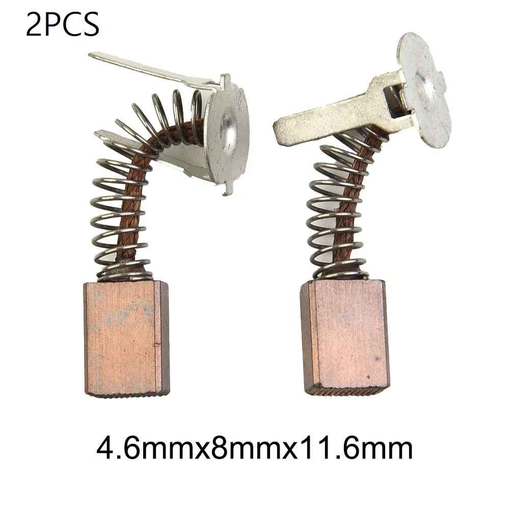 Carbon Brush Motor Carbon Brush 2pcs Thick Copper Wire Tight Coppery Good Conductivity High Quality Not Easy To Deformation