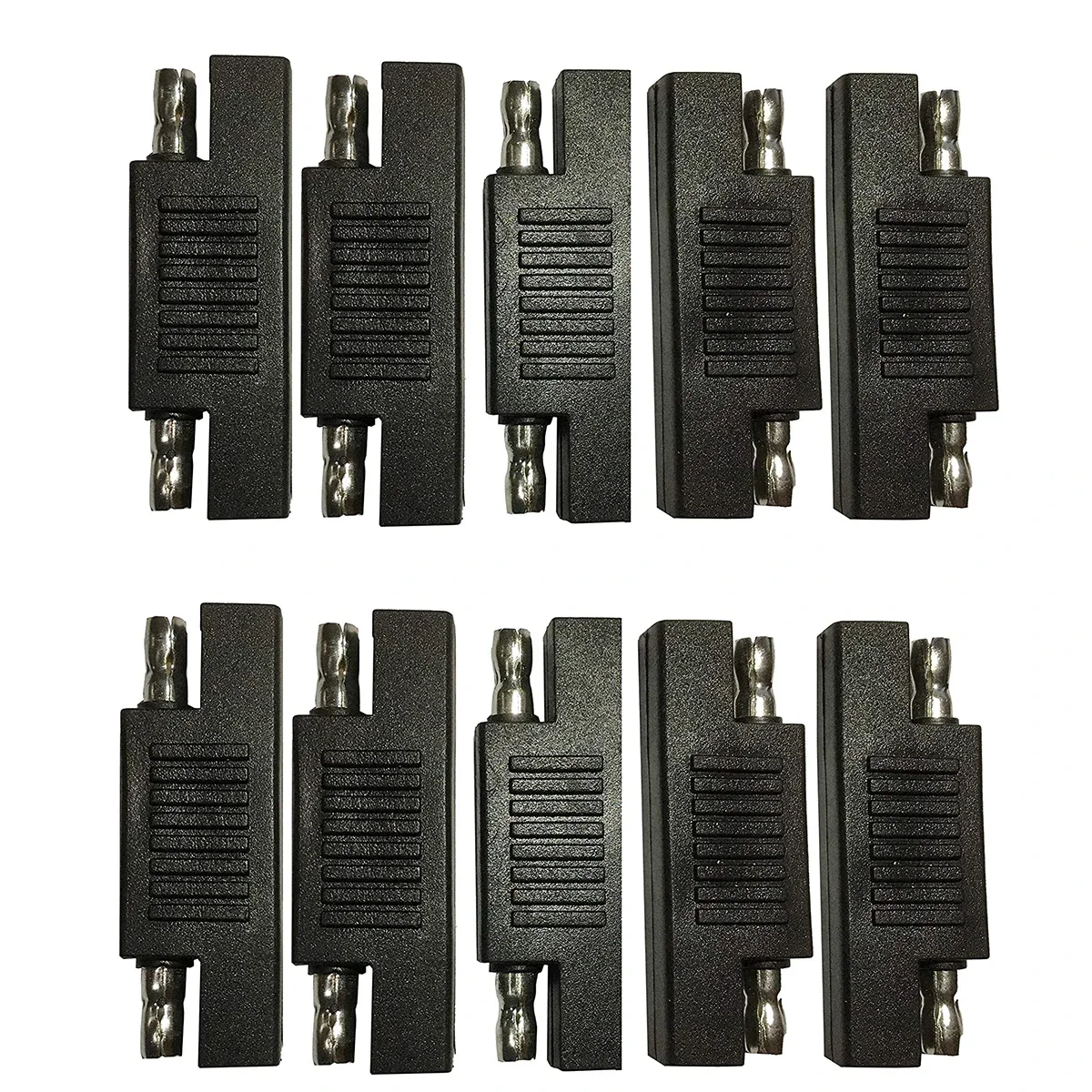 

SAE to SAE Polarity Reverse Adapter Connectors SAE Quick Disconnect Extension Cable for Solar Panel Battery Power Charger 10Pack