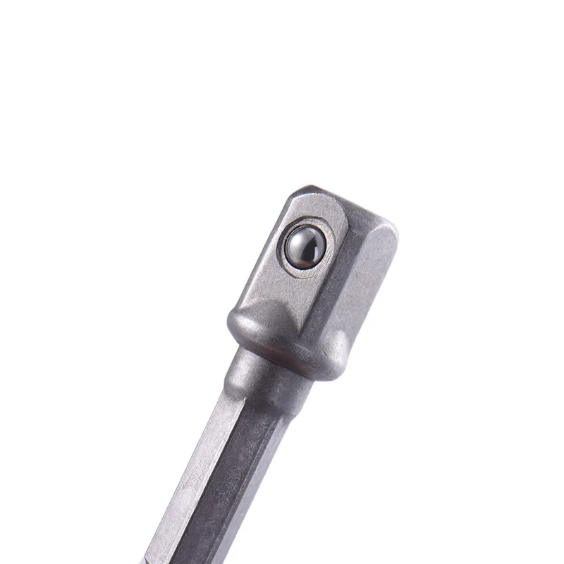 Nuovo 3 pz/set In Acciaio Al Cromo Vanadio Socket Adattatore Esagonale Gambo per 1/4 "3/8" 1/2 "di Estensione Punte da Trapano bar Hex Bit Set Utensili Elettrici