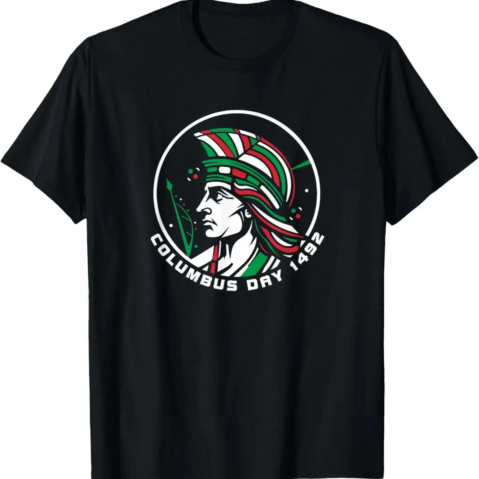 Save Columbus Day 1492 Italian Pride T Shirt vintage Washed Slightly Breathable streetwear Soft Stretched Top For Everyday Wear