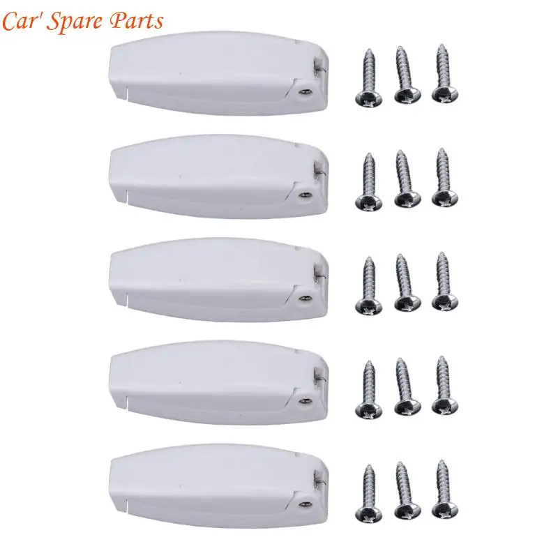 Y4UA Door Fastener Set for Trailer Compartments, Spring Loaded ABS Parts