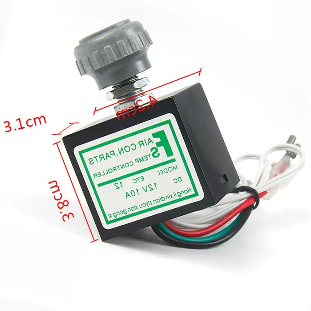 Car Air Conditioner Thermostat Switch Adjustable Temperature Control Electronic Controller Switch Modified Parts Car Accessories