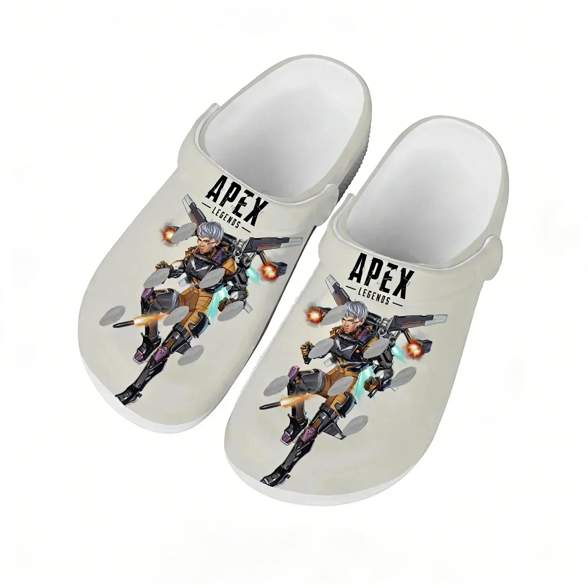 A-Apex Legends Water Shoes Mens Womens Comfortable Fashion Home Garden Clogs Customizd Sandals Beach Breathable Hole Slippers