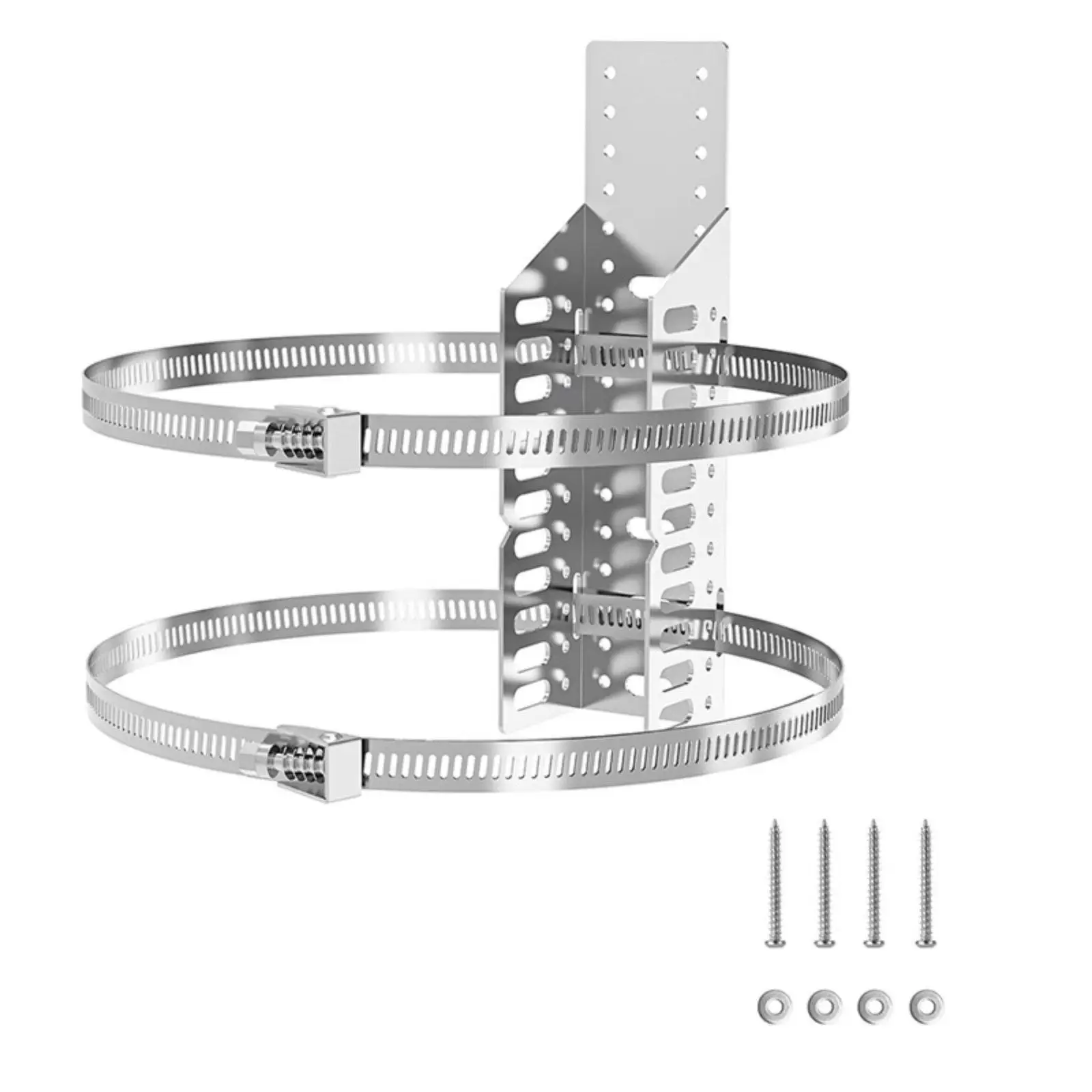 Adjustable Tank Mounting Bracket Stainless Steel Wall Support Kit Secure Holder for Expansion Storage Tanks