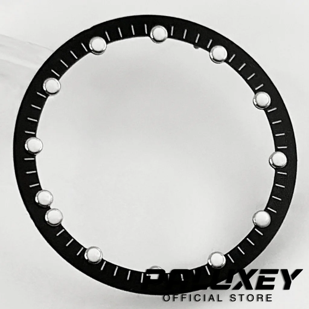 29 ミリメートル時計ダイヤル 29 ミリメートル * 24.5 ミリメートルサークルプレート NH34 NH35 NH70 NH72 スケルトンムーブメント中空ダイヤルリング C3 発光時計アクセサリー