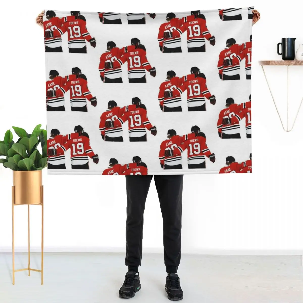 

KANE X TOEWS Throw Blanket Warm Cozy Throw Blanket for Living Room Couch