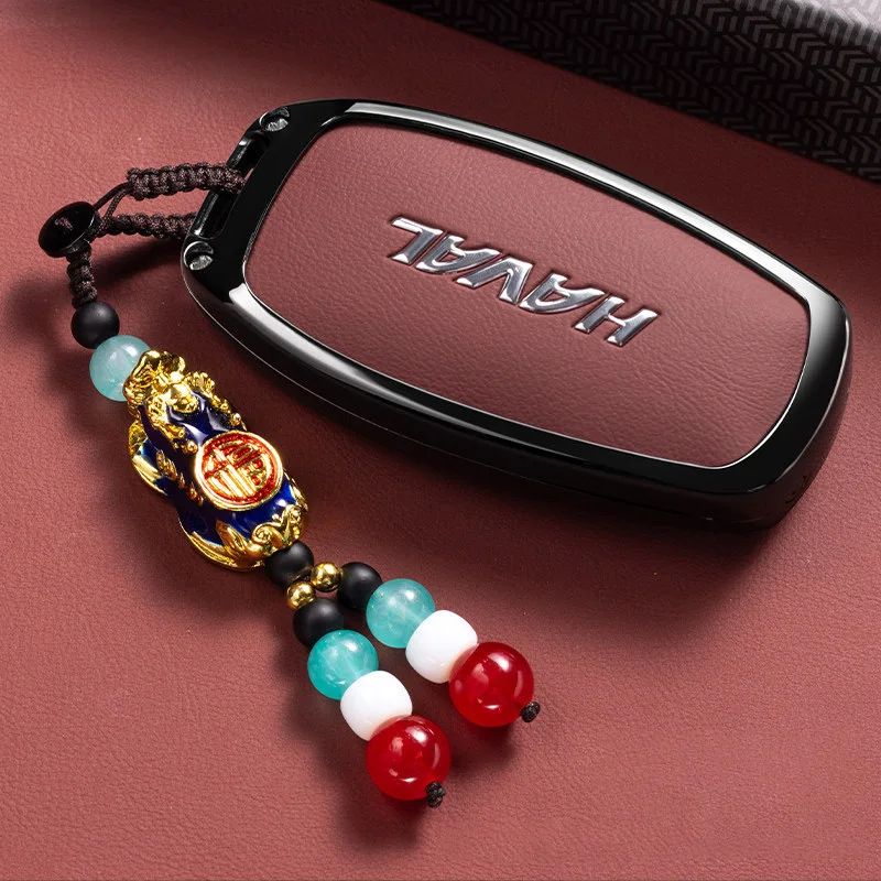 Autoschlüsseletui aus Zinklegierung für Great Wall Haval H6 Hover 2023 2024 2026 Schlüsselanhänger Fernbedienung Abdeckung Shell Gehäuse Halter Fob Zubehör – Detail 9