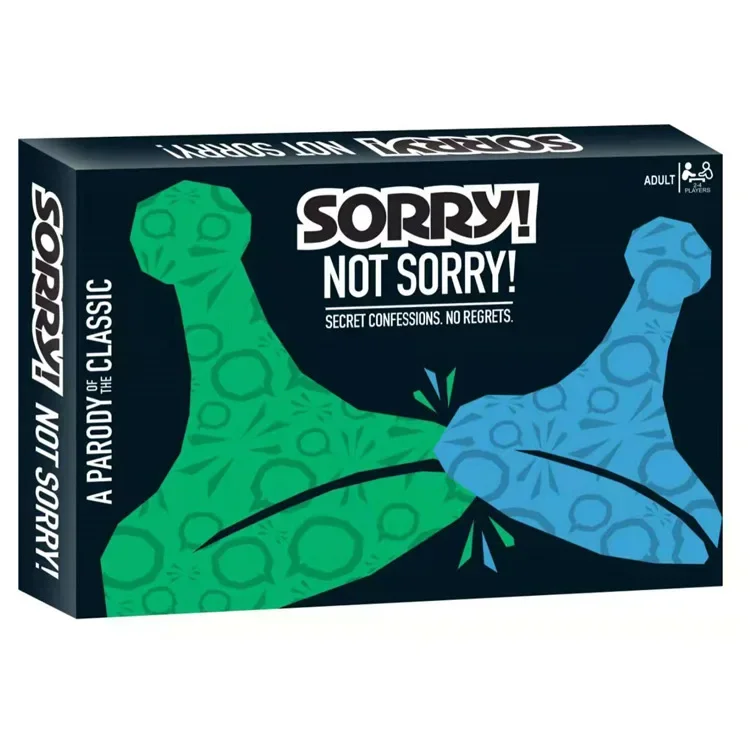 NOT SORRY Sorry Desktop English Game Secret Confession English Desktop Game SORRY Game