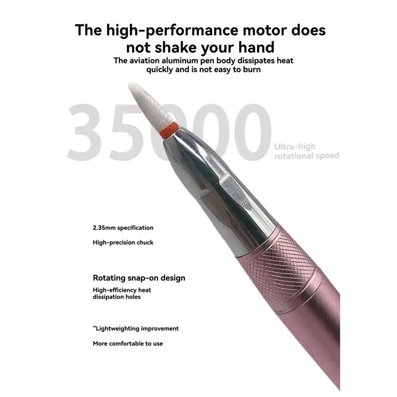 B02C-AB42-Electric Nail Polish Remover For Manicure Salon Professional Nail Polishing Machine