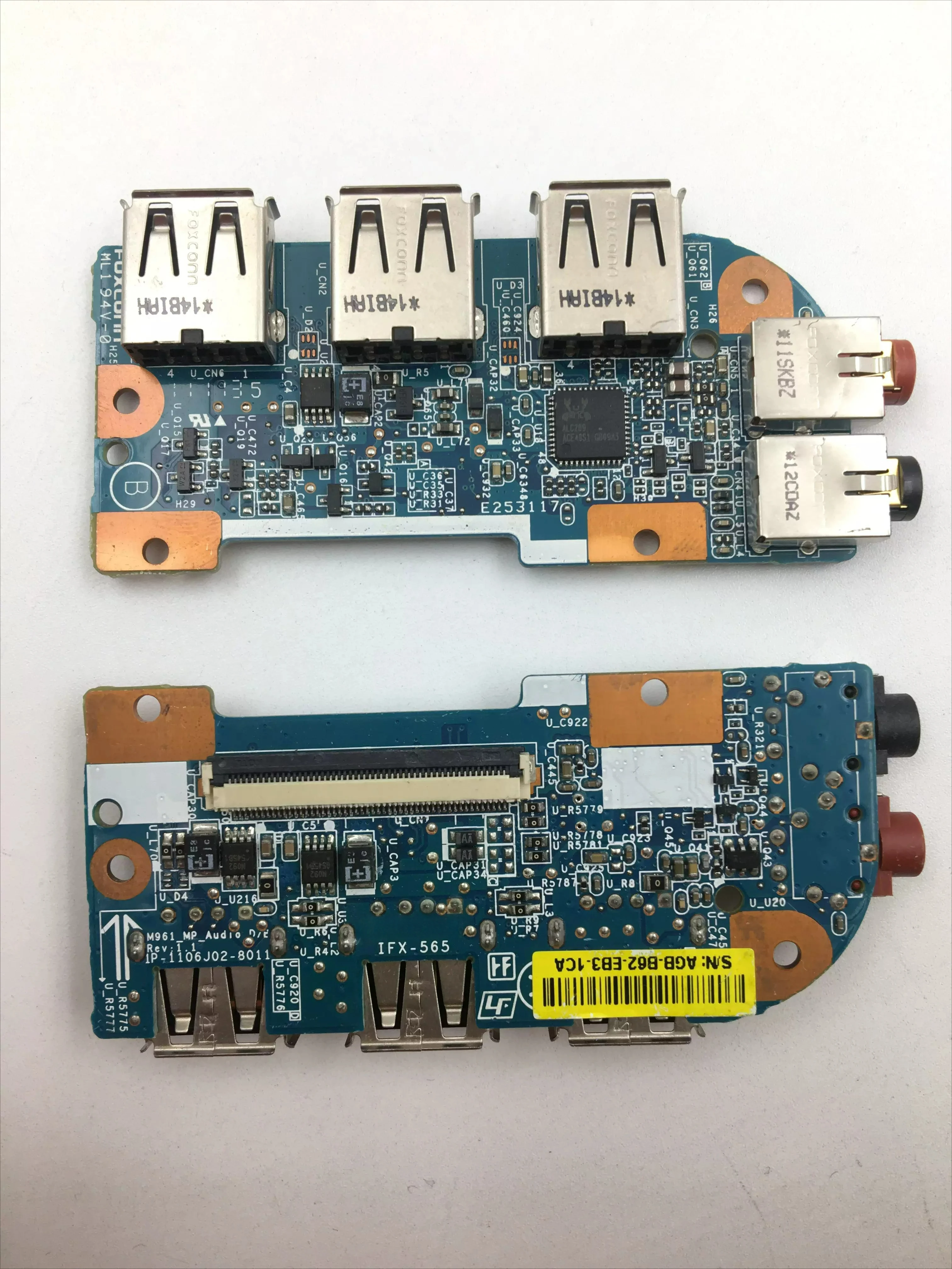 Звуковая карта USB, дополнительная плата IFX-565, замена для ноутбуков Sony PCG-61212T, PCG-71212T, VPCEA, VPCEB