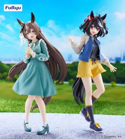 In Stock Original FuRyu Pretty Derby Trio-Try-iT Anime Figure Satono Diamond Kitasan Black Manhattan Cafe Agnes Tachyon