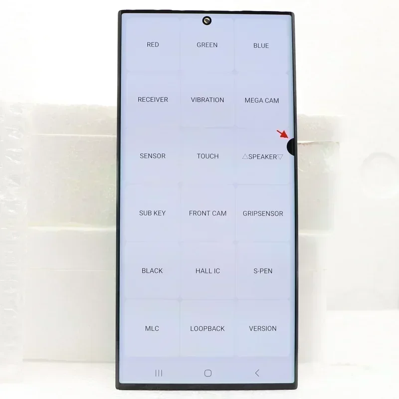 Wyświetlacz AMOLED 6.8" S23 Ultra, kompletny moduł ekranu do Samsung Galaxy S23 Ultra S918B S918B/DS, wyświetlacz LCD, części do ekranu dotykowego. — zdjęcie produktu 6