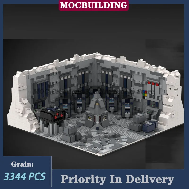 

MOC Space Base Командный центр Модель Строительные блоки Сборка Архитектура Коллекция игрушек Подарки