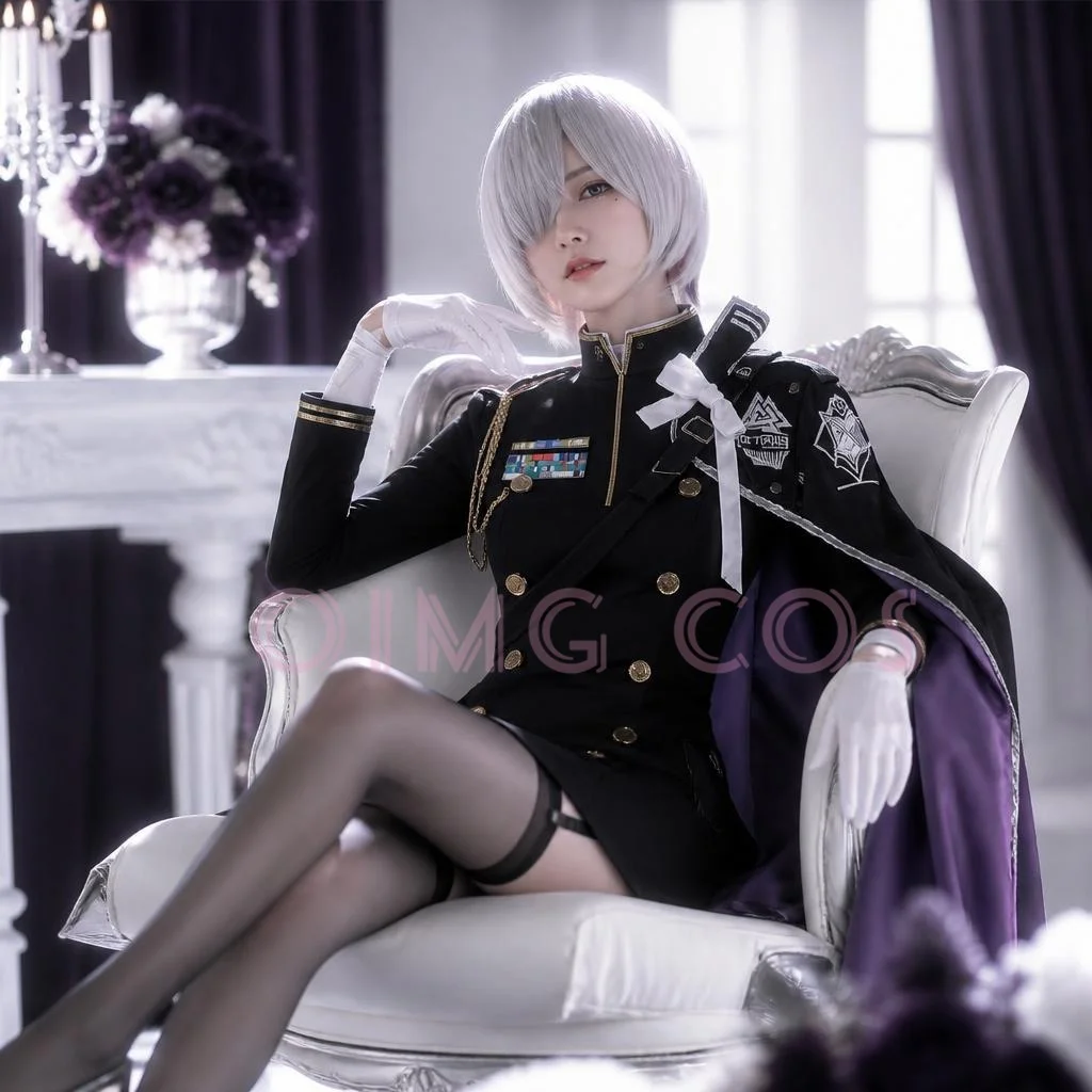 Goddess of Victory NIKKE Liliweiss Cosplay Costume Full Set Legendary Goddess Squad Military Uniform Halloween Game
