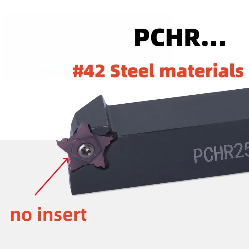 1PCS PENTA Turning Tool PCHR Holder CNC Lathe  Carbide Stainless Steel Machining Metal Working Groove Cutting Inserts
