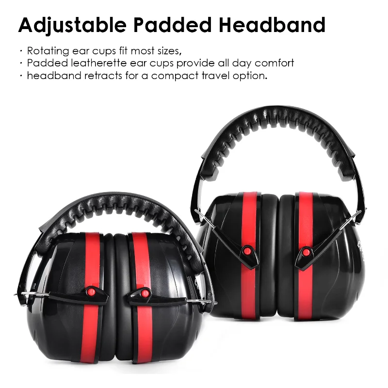 Tactical Earmuffs Anti Noise Hearing Protector Noise Canceling Headphones Hunting Work Study Sleep Ear Protection Shooting