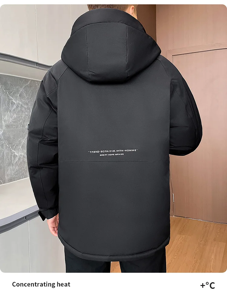 Mannen Winter Windjack Jassen Mannen Kleding Capuchon Casual Uitloper Parka Kleding Winterjas Mannen Dikker Fleece Rits Heren Jassen