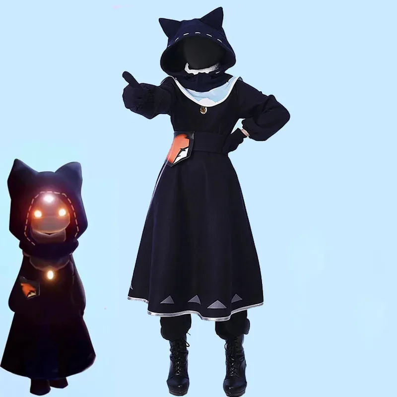 

Игра Дети Косплей Костюм Sky: Light Awaits Outfts Одежда для вечеринок Хэллоуин Карнавальная форма Полный комплект и шляпа eo] 5